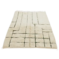 Tazarzit Black and White Striped Rug (Copy)